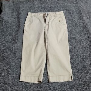Women's Columbia Sportswear khaki Capri pants size 10